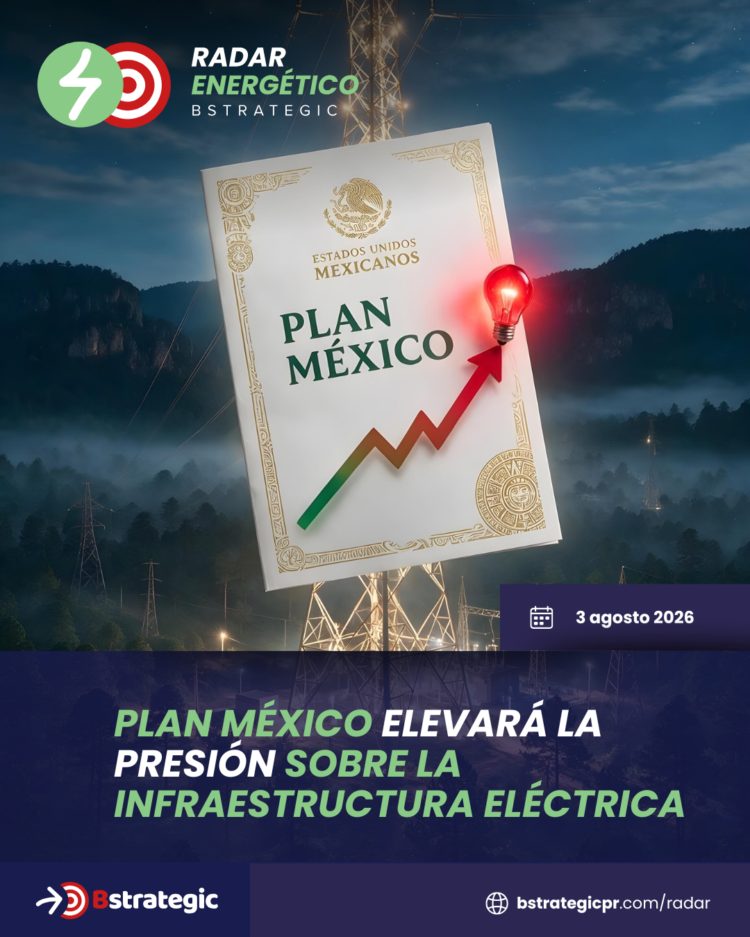 Plan México elevará la presión sobre la infraestructura eléctrica