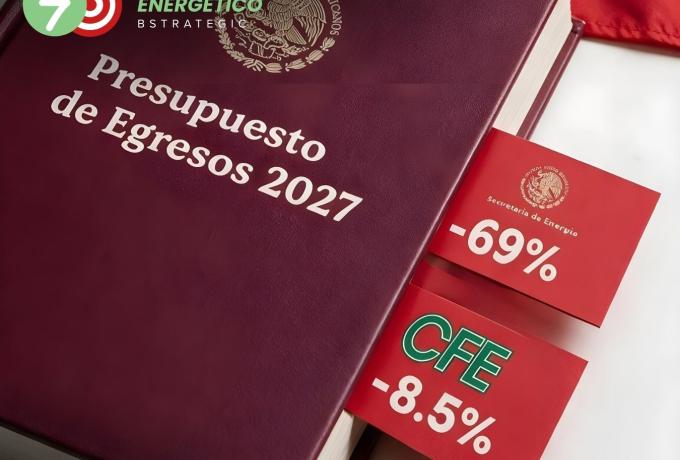 Presupuesto 2027. Energía enfrenta el mayor ajuste, con CFE y SENER como principales afectados